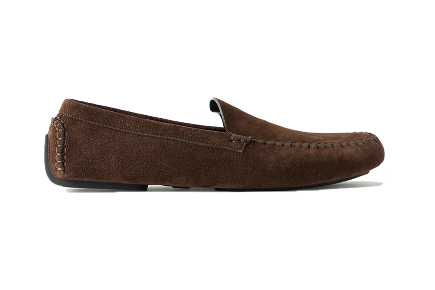 The Row New Lucca Suede Loafers