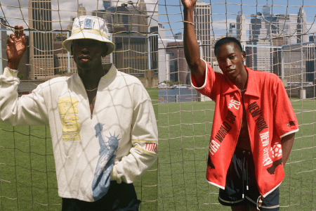 A model wearing Tombolo Fifa World Cup Official Merch