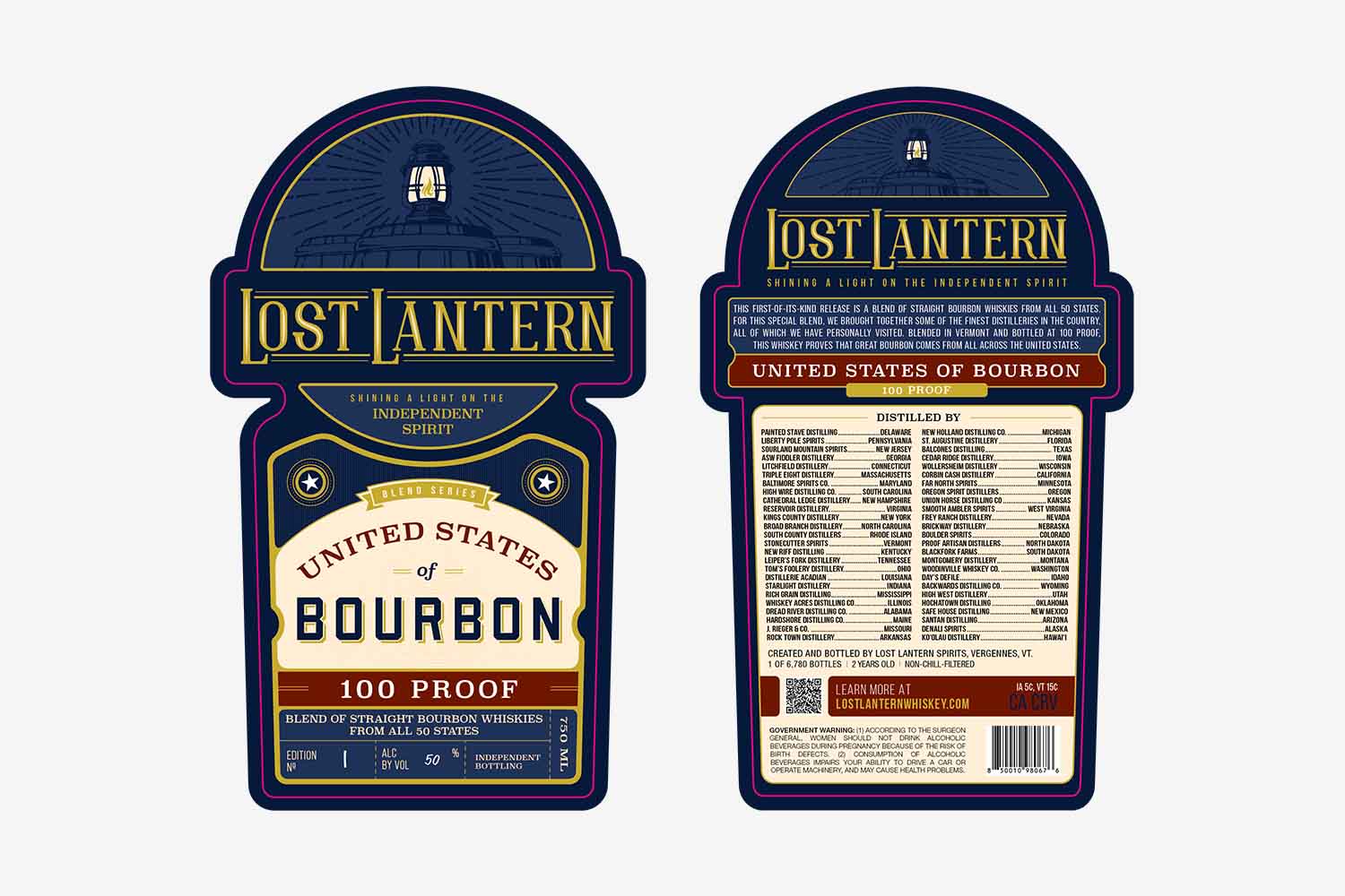 The 50 distilleries for the United States of Bourbon