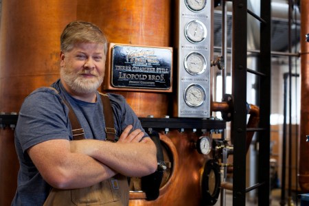 Todd Leopold, distiller at Leopold Bros. distillers, in Denver Colorado