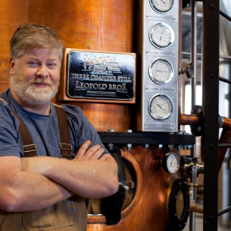 Todd Leopold, distiller at Leopold Bros. distillers, in Denver Colorado