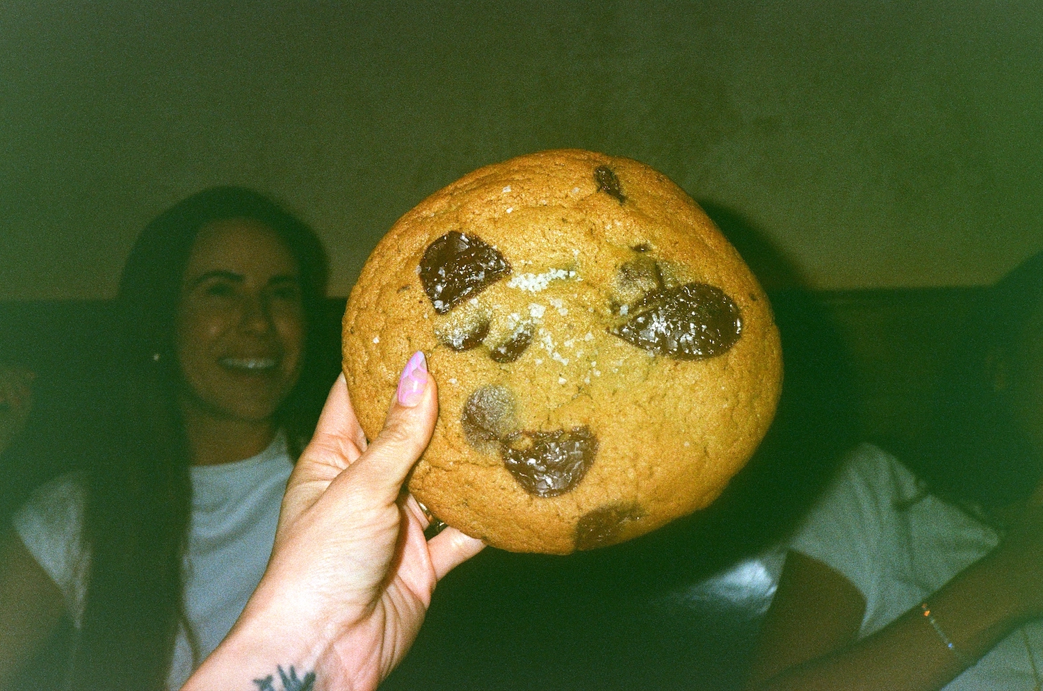 Jean's famous chocolate chip cookie