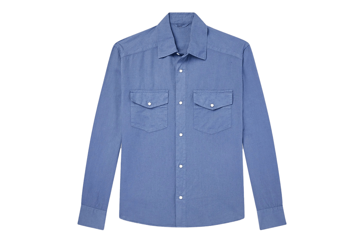 3Sixteen Cotton and Linen-Blend Shirt
