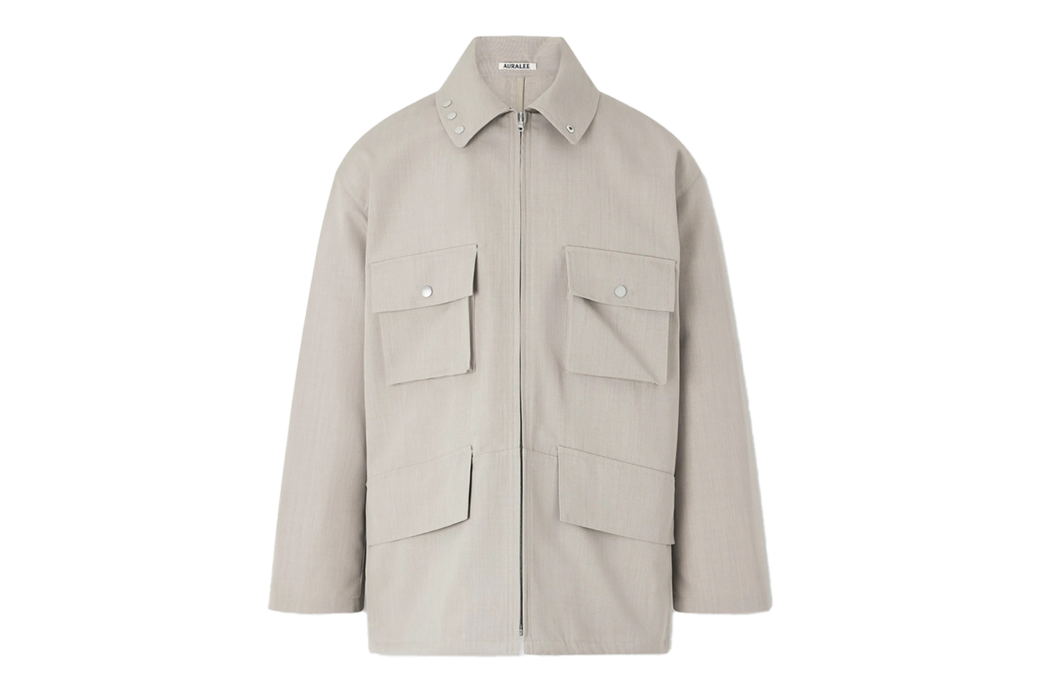 Auralee Wool-Canvas Blouson Jacket