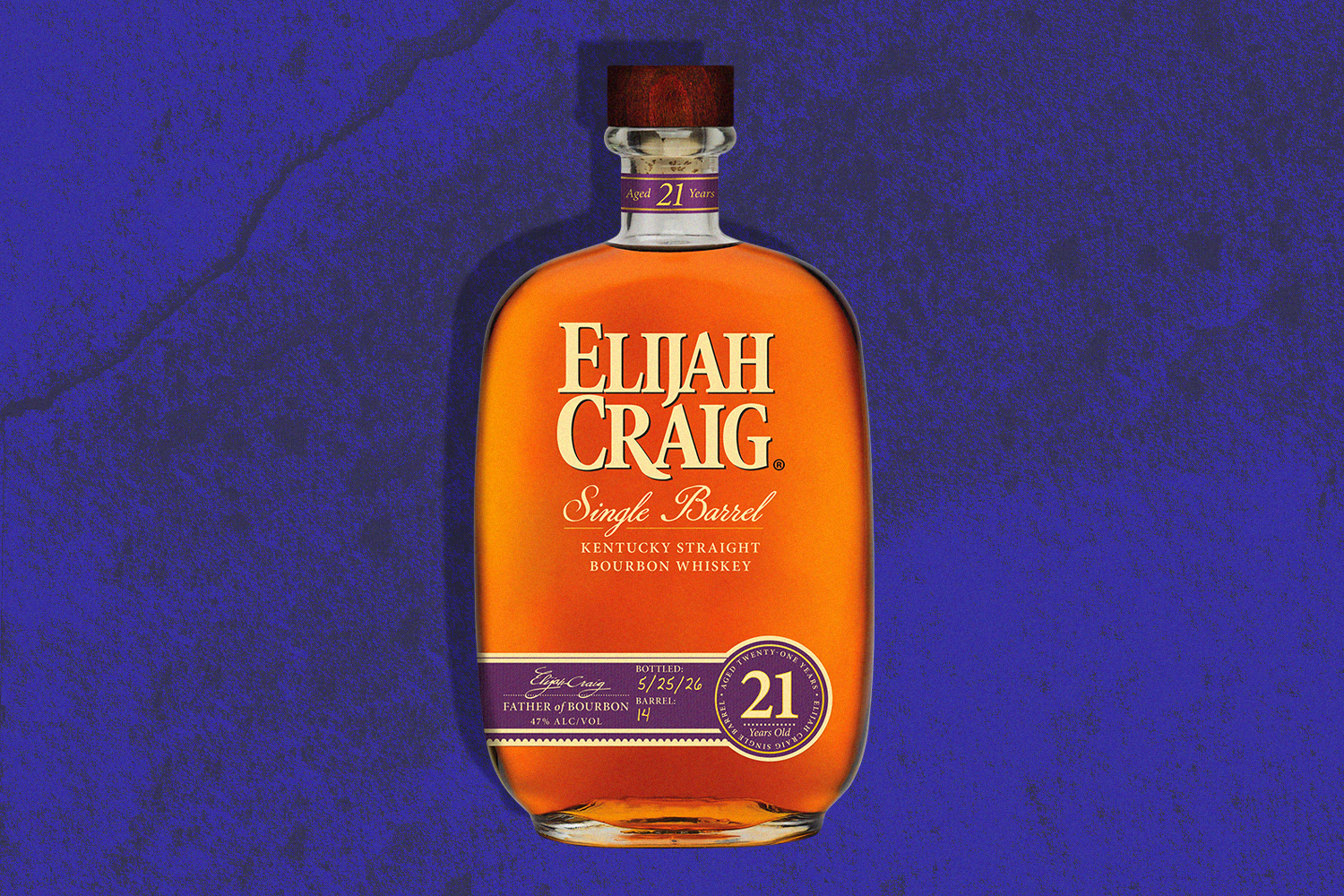 <strong>Elijah Craig 21-Year-Old Single Barrel Bourbon</strong>