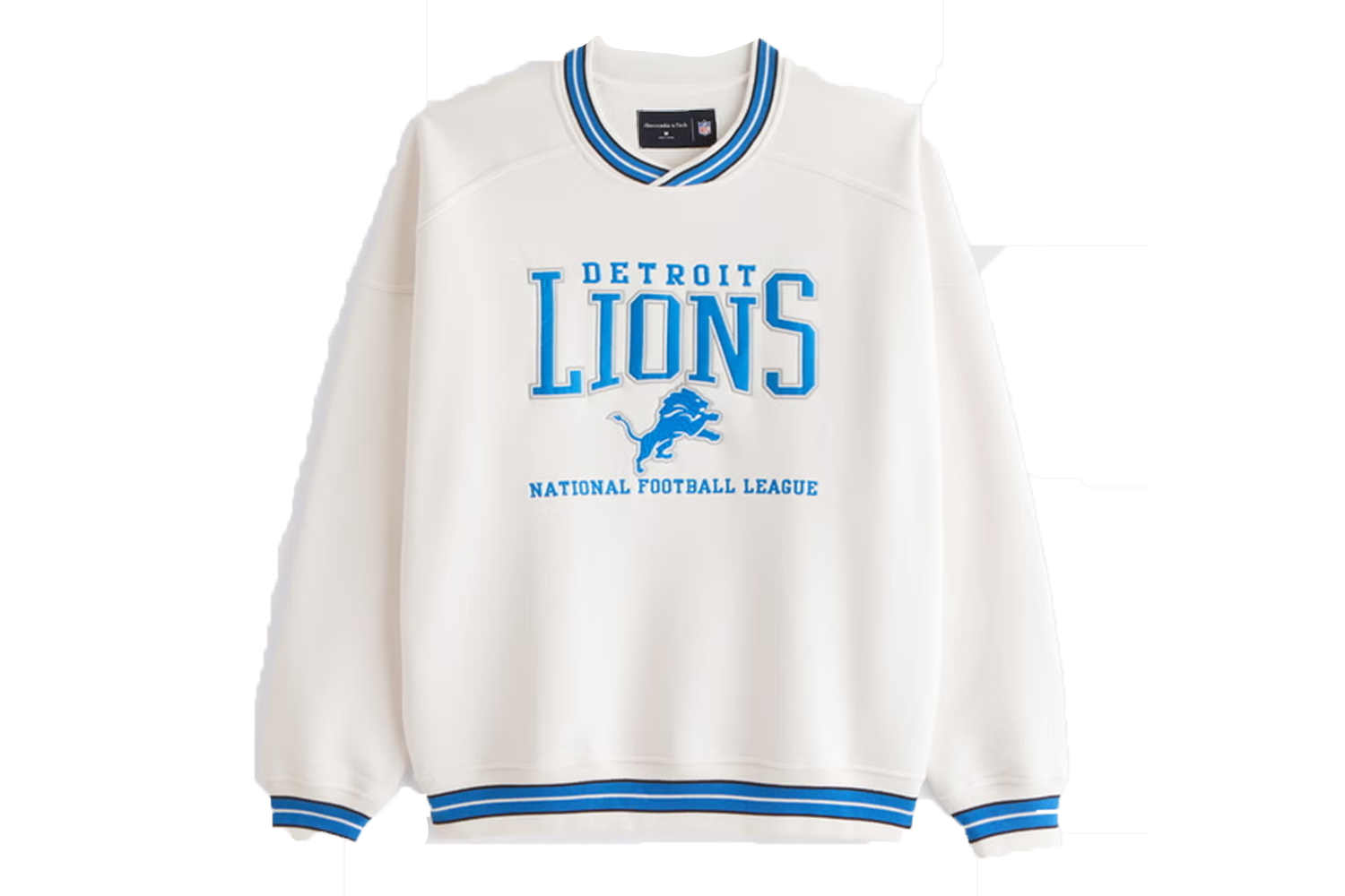 Abercrombie Detroit Lions Graphic Crew Sweatshirt