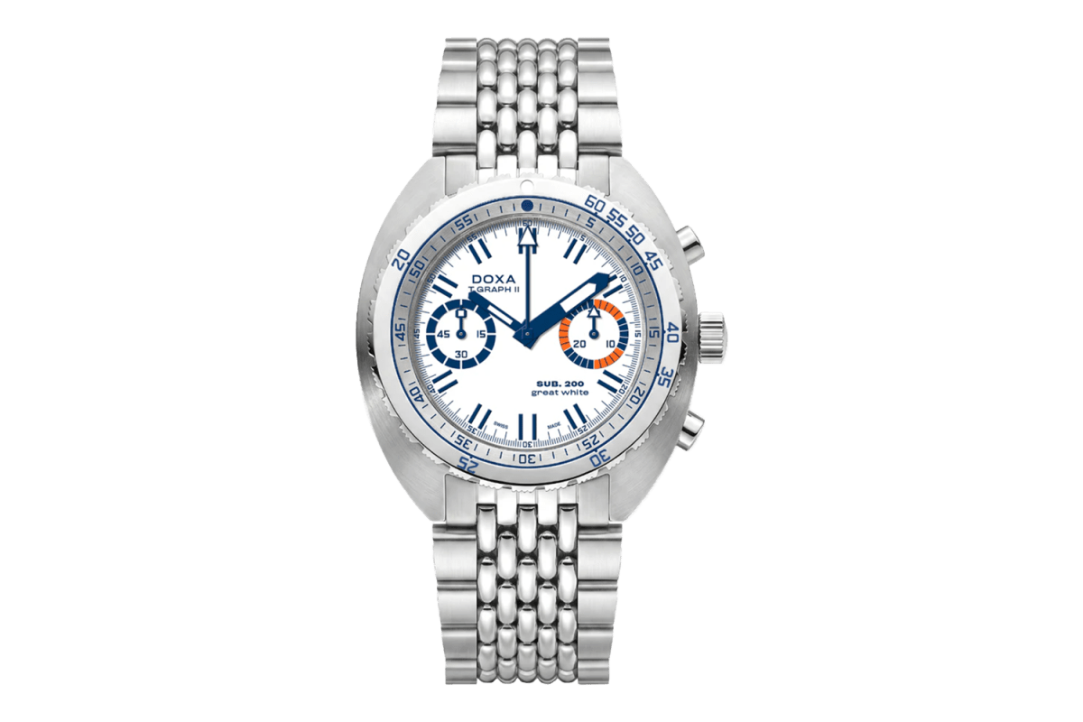 Doxa Sub 200 T.Graph II "Great White" Topper Edition