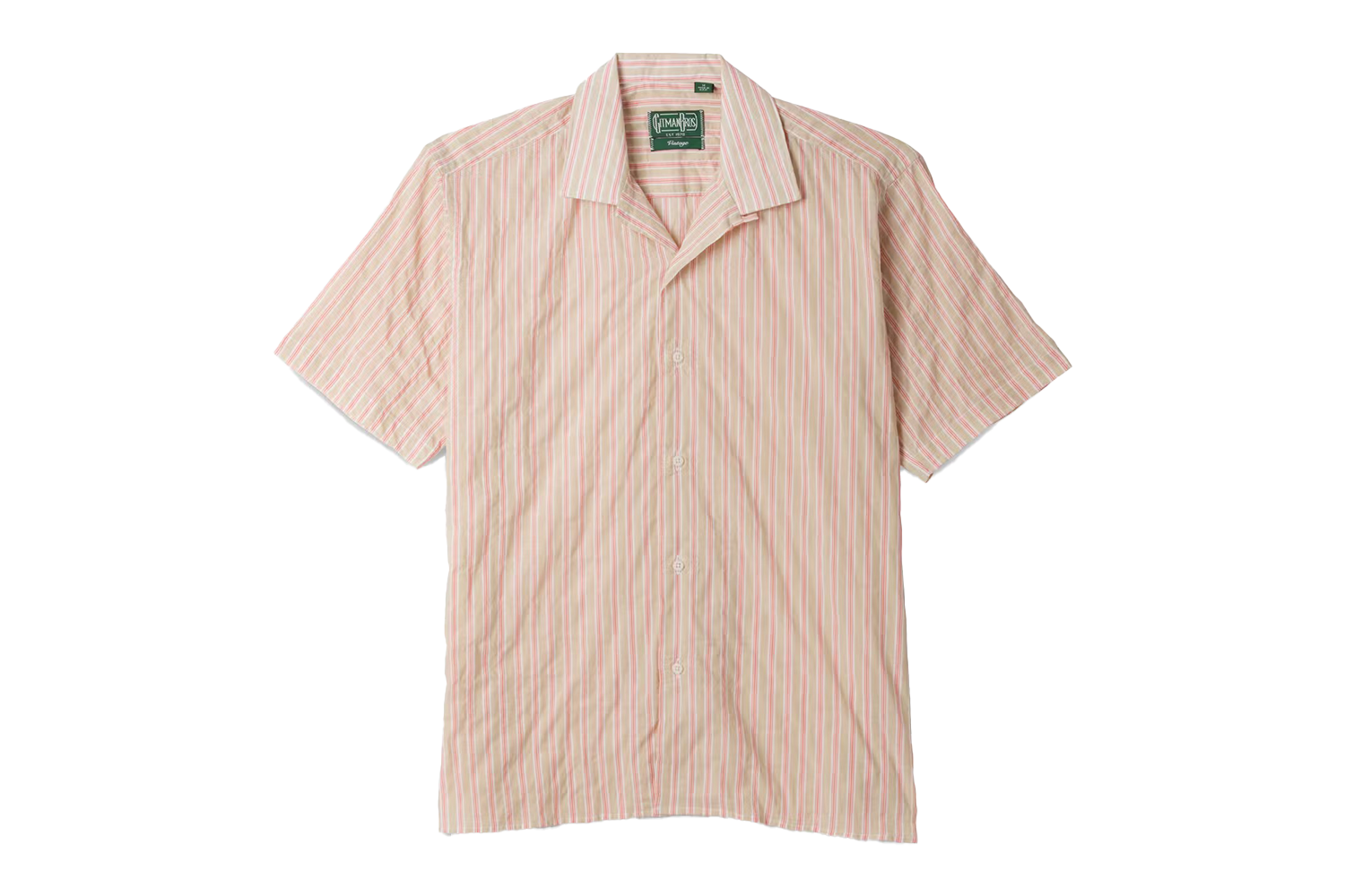 Gitman Vintage Japanese Awning Camp Collar Shirt