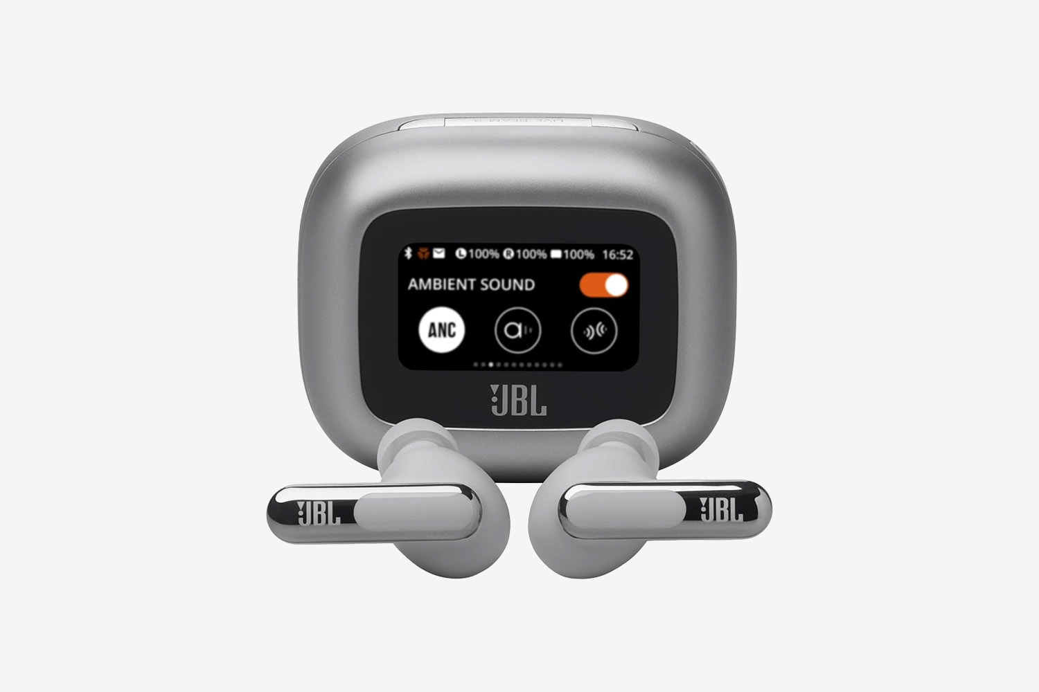 These Clever JBL Earbuds Have a Touchscreen Control
