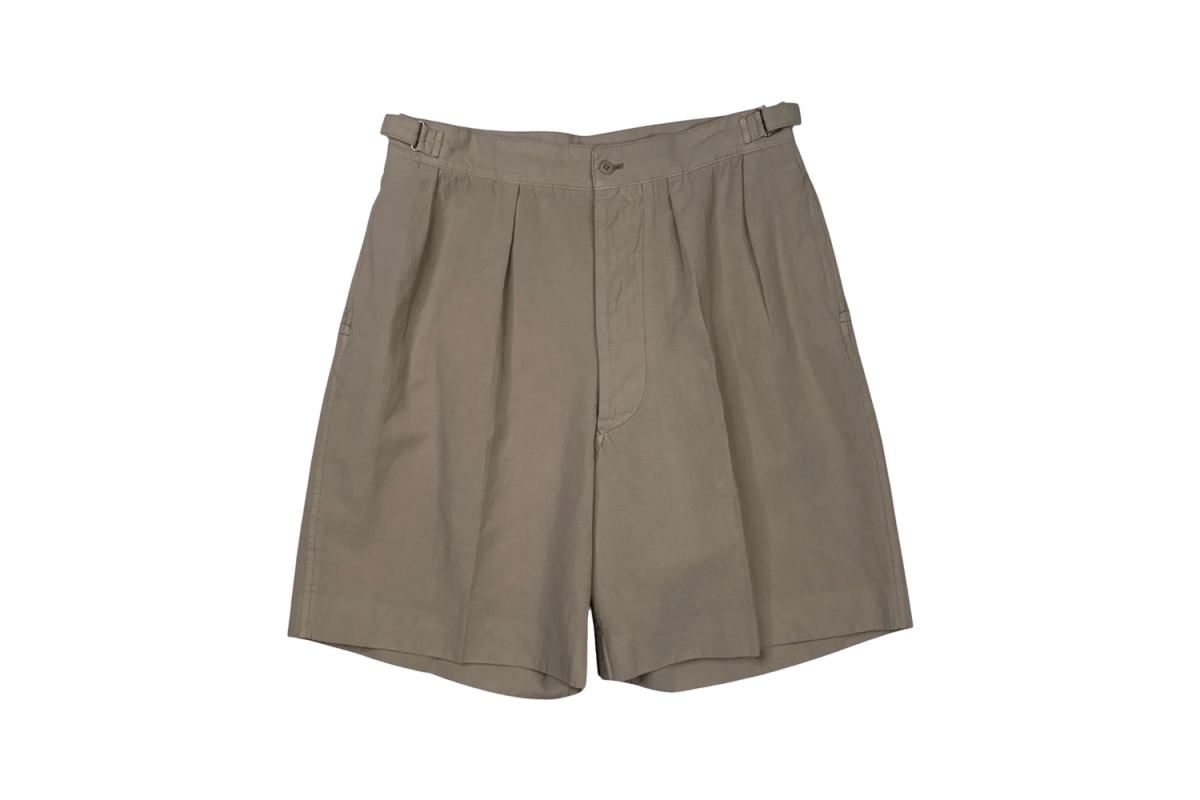 Lady White Co x Kaptain Sunshine Cotton-Linen Shorts