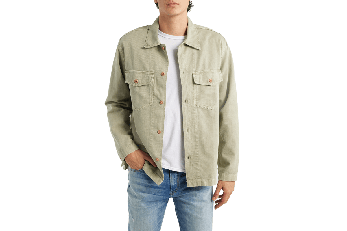 Madewell Cotton Twill Shirt Jacket