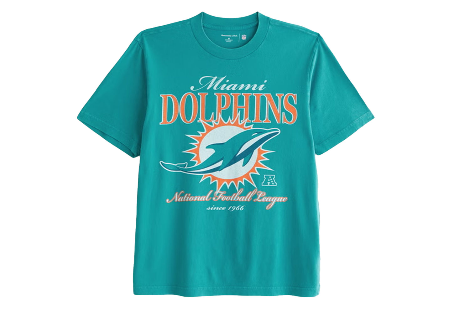 Abercrombie Miami Dolphins Vintage-Inspired Graphic Tee