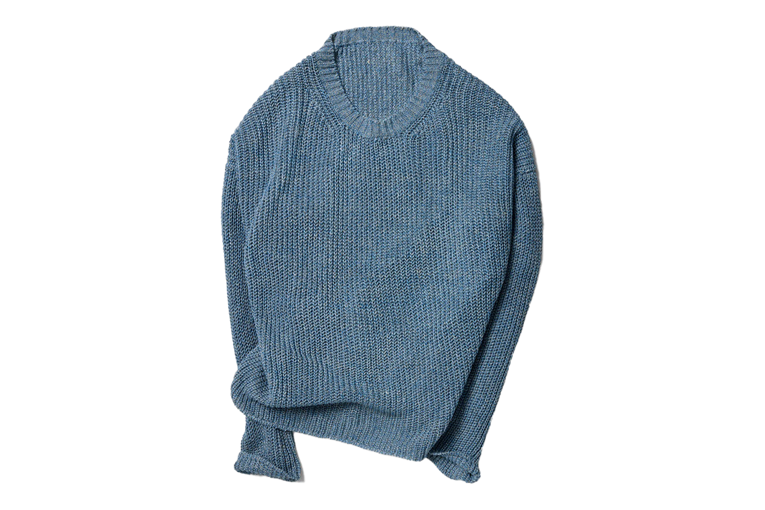 Stòffa Washed Linen U-Neck Sweater