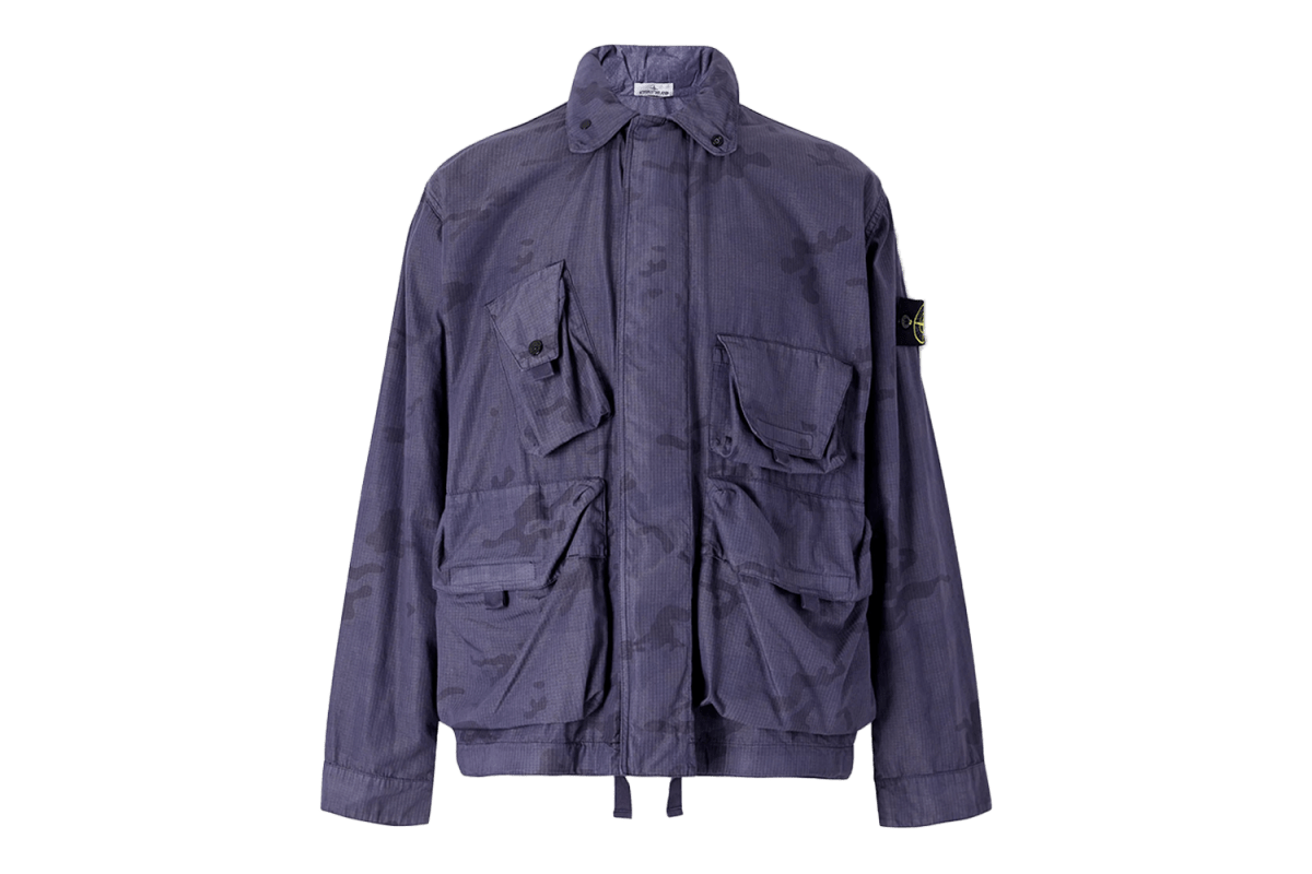 Stone Island Cotton-Blend Ripstop Jacket