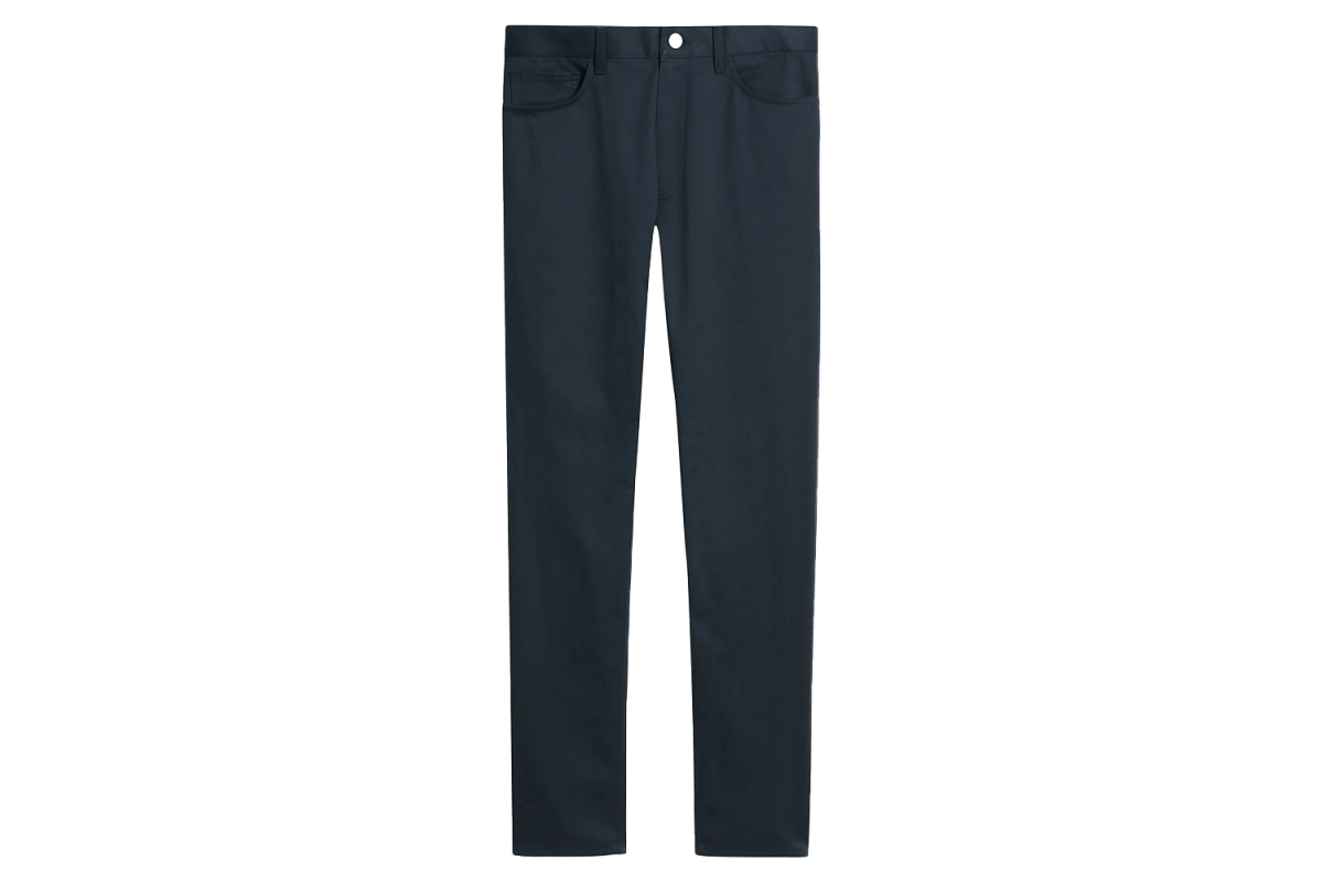 Theory Raffi Soft Stretch Cotton & Lyocell Slim Leg Pants