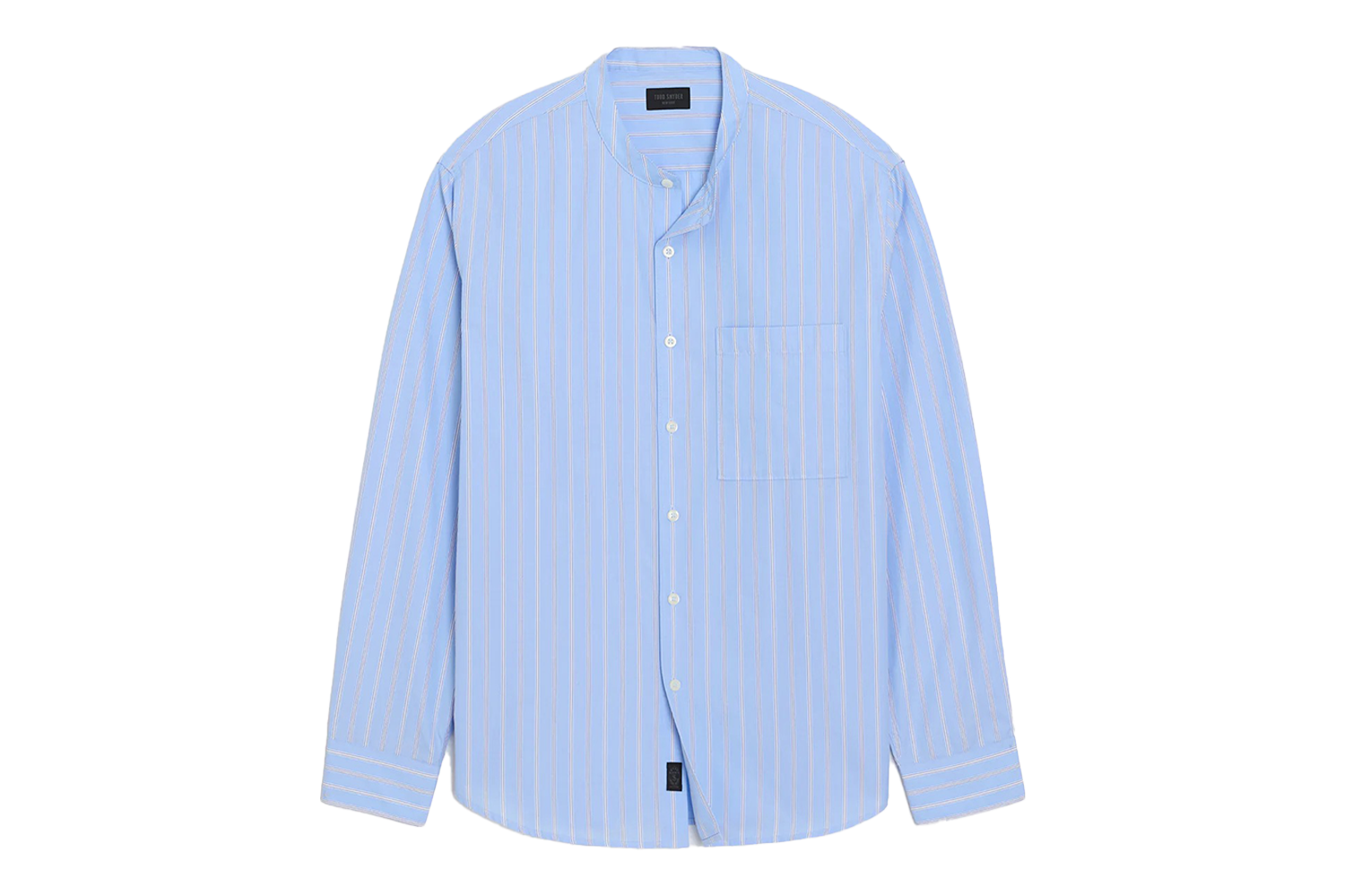 Todd Snyder Poplin Band Collar Shirt