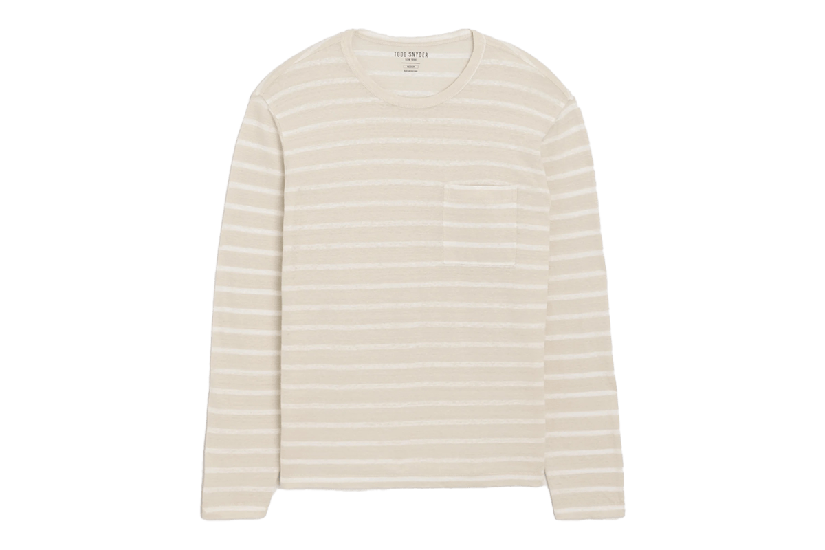 Todd Snyder Linen Jersey Tee