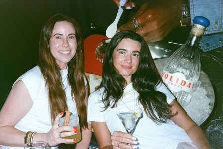 Anna Goldman and Olivia Peniston of Holiday vodka