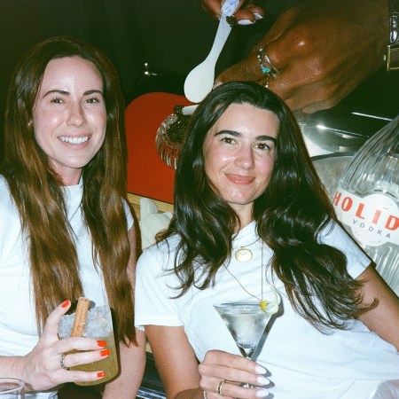 Anna Goldman and Olivia Peniston of Holiday vodka