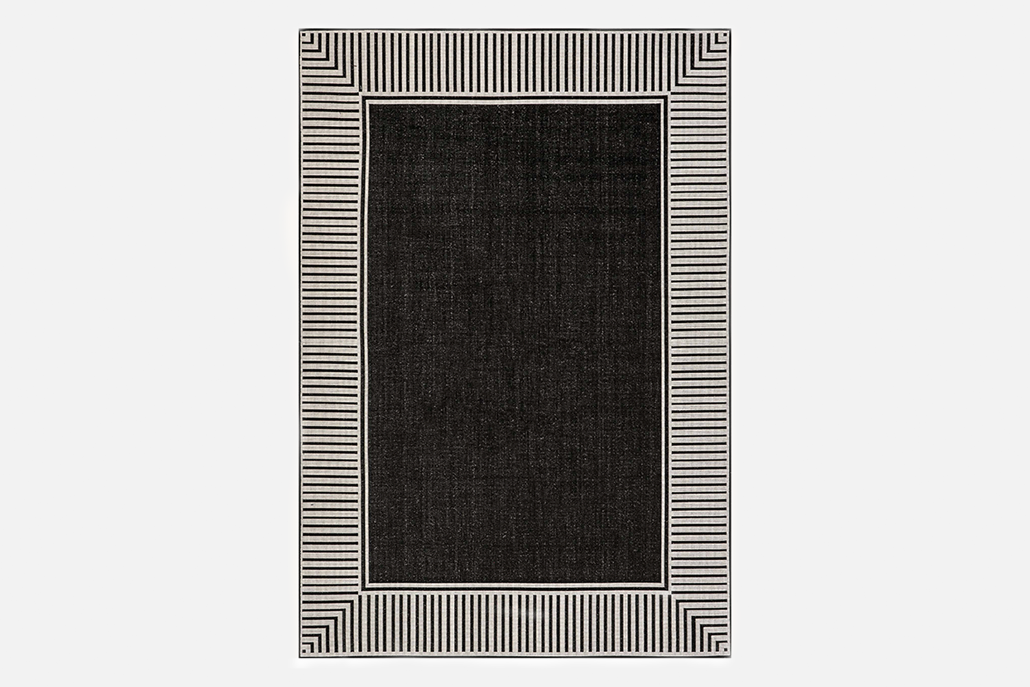 Rugs USA Striped Border Indoor/Outdoor Flatweave Rug