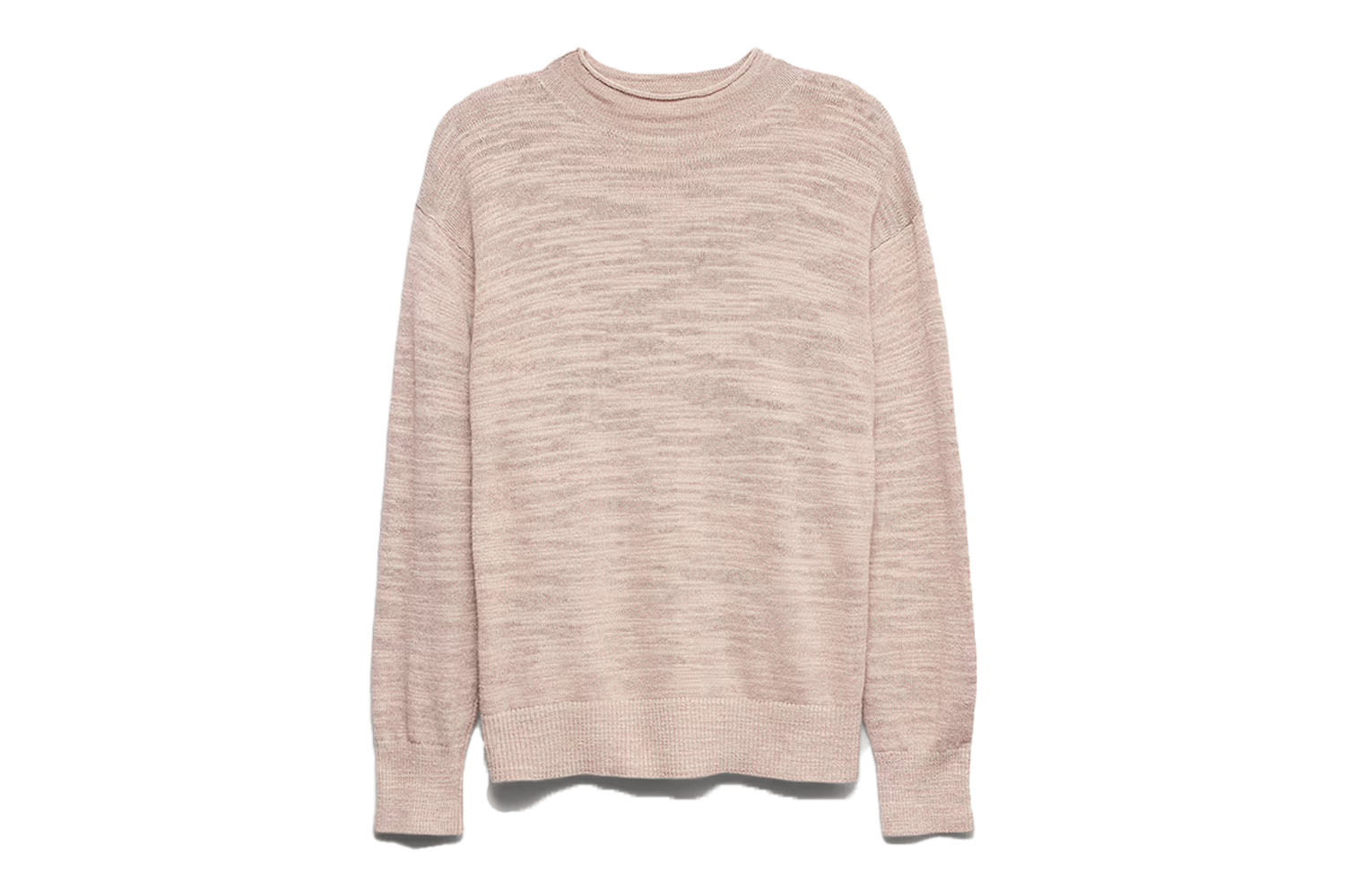 Banana Republic Linen-Cotton Slub Roll-Neck Sweater