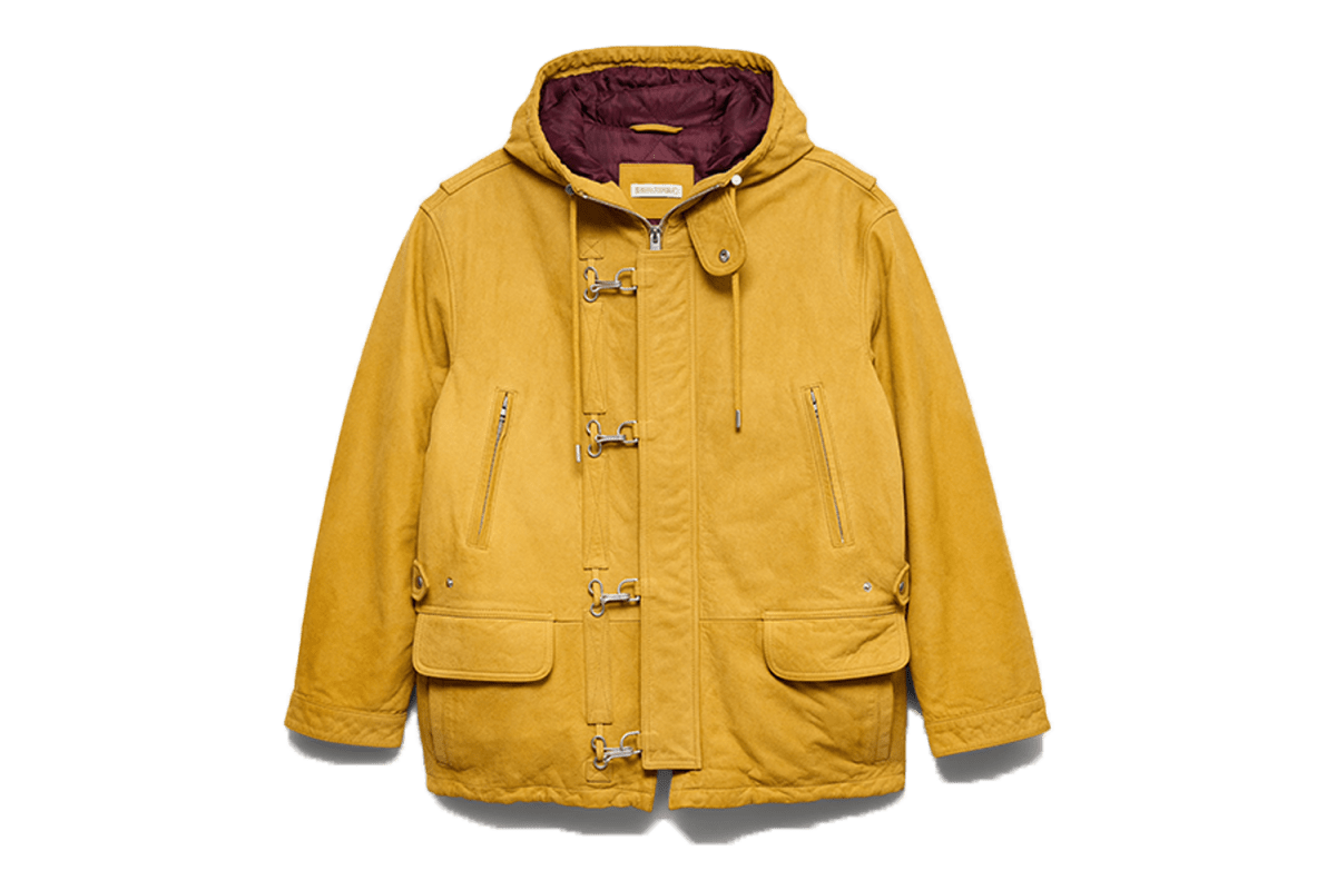 Banana Republic Archive Reissue Nubuck Leather Fireman’s Jacket
