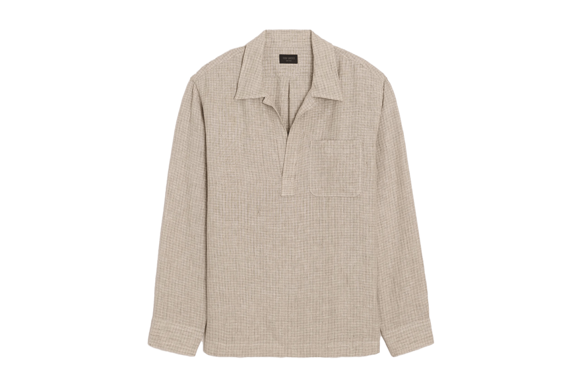 Todd Snyder Linen Popover Shirt