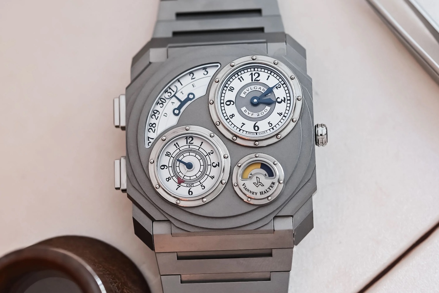 Bulgari Octo Finissimo Dual Time x Vianney Halter 
