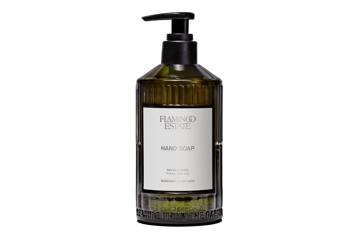 Flamingo Estate Rosemary Clary Sage Glass Hand Soap