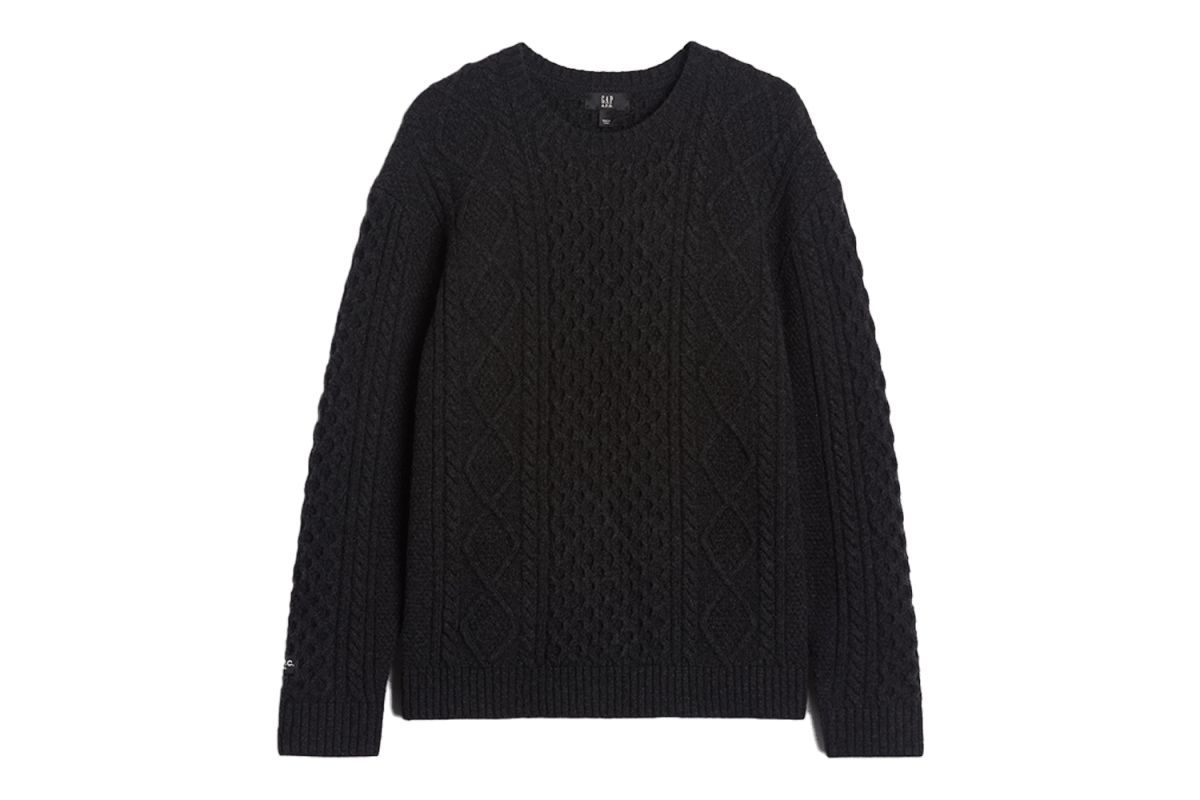 Gap x A.P.C. Wool Cable-Knit Sweater