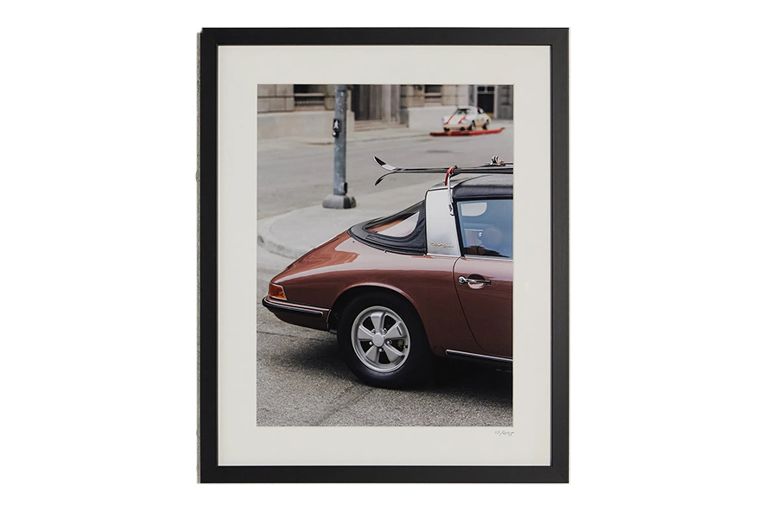 Sonic Editions Framed 2026 Porsche 911 Targa Print, 40-Inch x 50-Inch