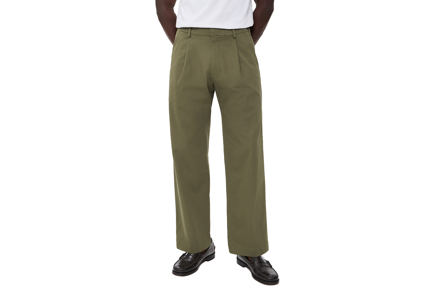 NN07 Kaye Cotton Relaxed Pleated Trousers
