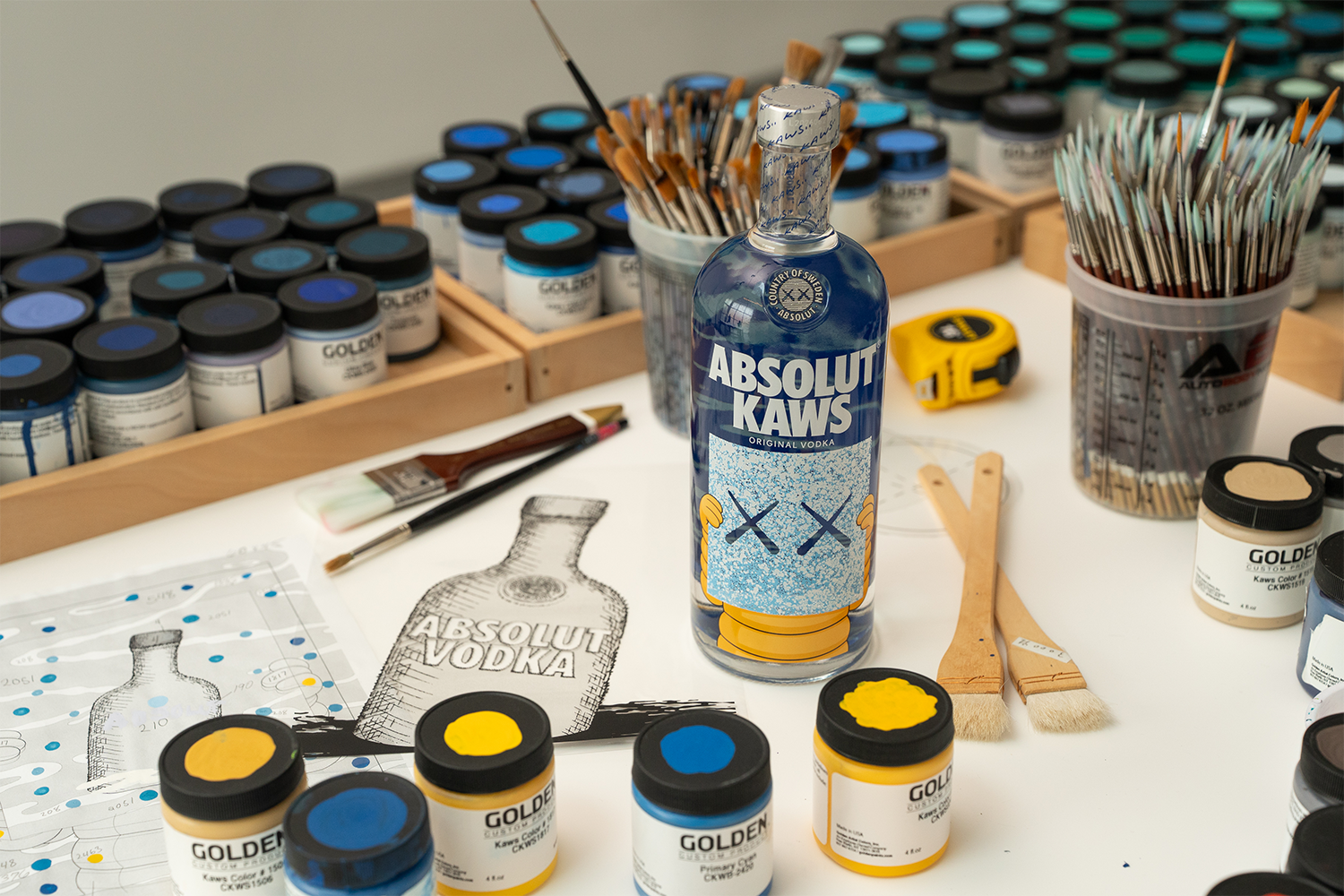 Absolut x Kaws Collaboration
