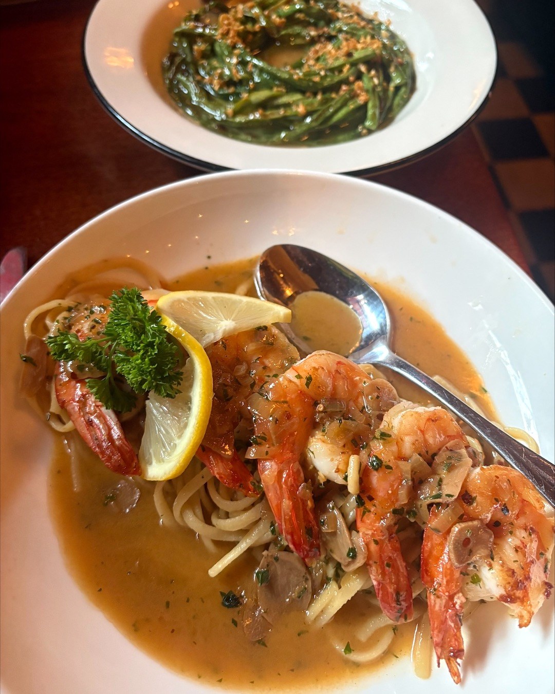The shrimp scampi from JR & Sons.